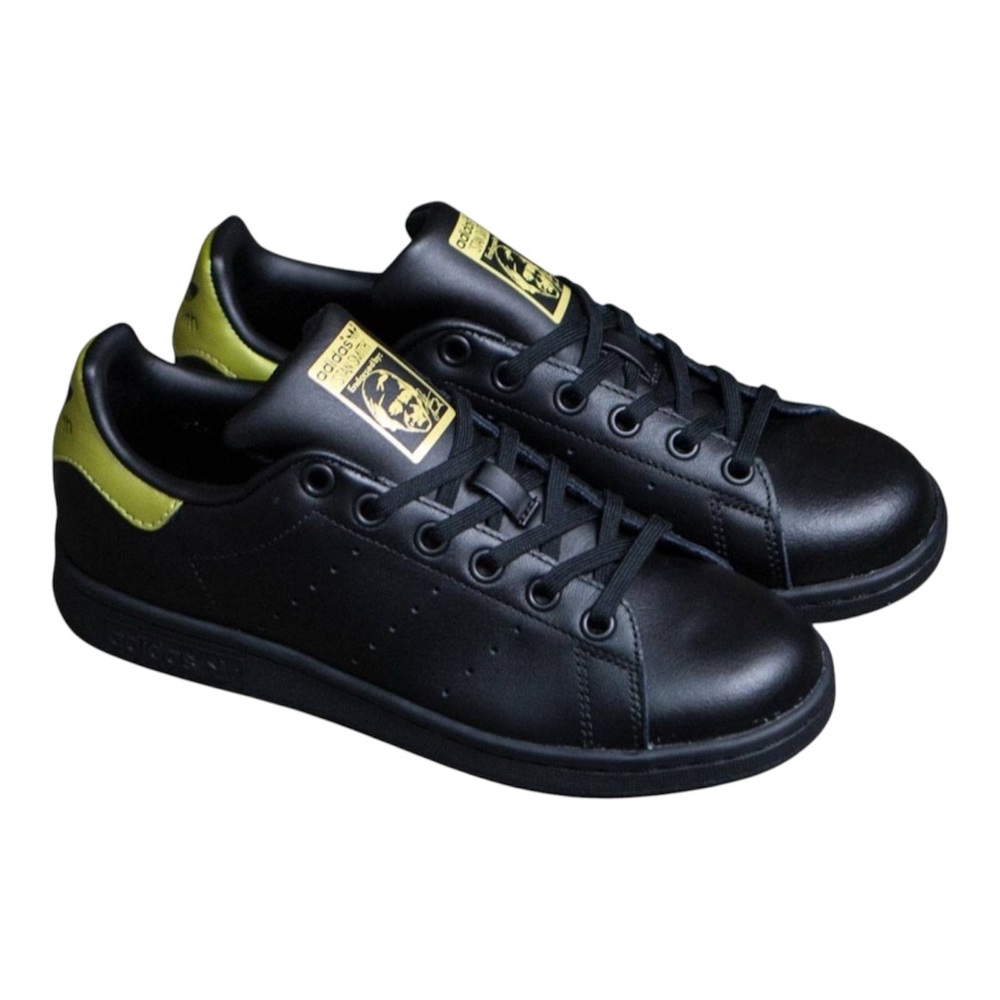 Adidas Stan Smith Black/Gold Classic Sneakers